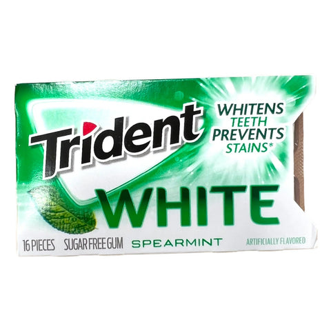 TRIDENT GUM 16PCS - WHITE SPEARMINT - Uplift Things