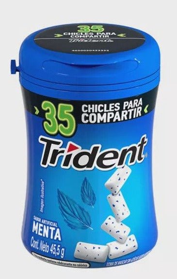 TRIDENT GUM 35PCS BOTTLE - PEPPERMINT - Uplift Things