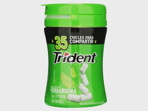 TRIDENT GUM 35PCS BOTTLE - SPEARMINT - Uplift Things