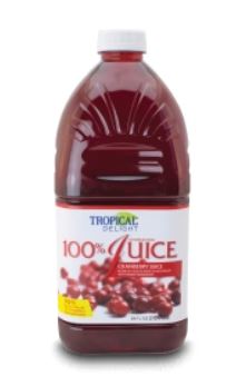 TROPICAL DELIGHT JUICE 64OZ - CRANBERRY - Uplift Things