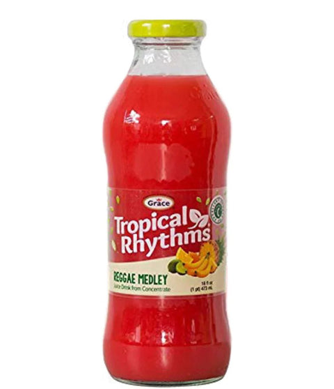 TROPICAL RHYTHMS 473ML - REGGAE MEDLEY JUICE - Uplift Things