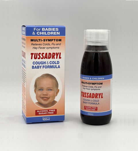 TUSSADRYL 100ML - COUGH & COLD BABY FORMULA - Uplift Things