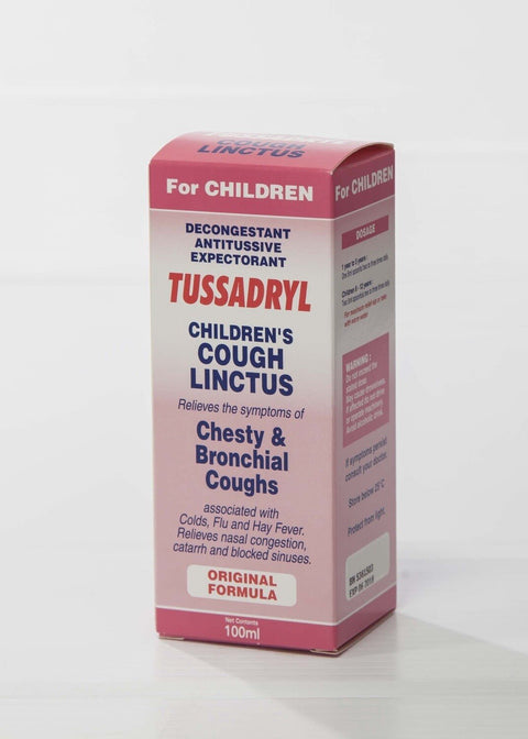 TUSSADRYL CHILDREN'S COUGH LINCTUS 100ML - Uplift Things