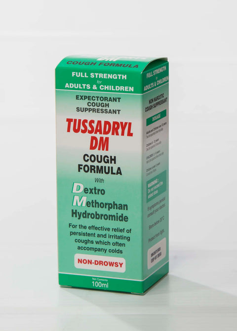 TUSSADRYL COUGH FORMULA 100ML - DEXTROMETHORPHAN - Uplift Things