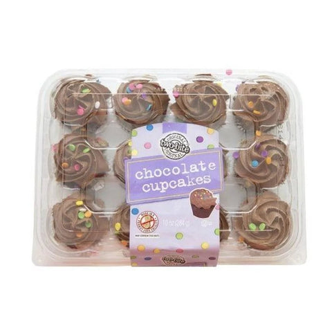 TWO BITE MINI CUPCAKES 10 OZ - CHOCOLATE - Uplift Things