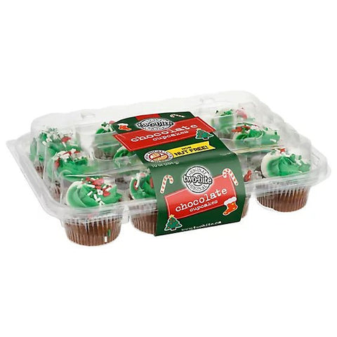 TWO BITE MINI CUPCAKES 10 OZ - CHRISTMAS CHOCOLATE - Uplift Things