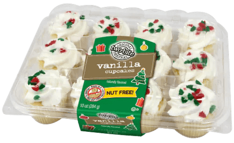 TWO BITE MINI CUPCAKES 10 OZ - CHRISTMAS VANILLA - Uplift Things