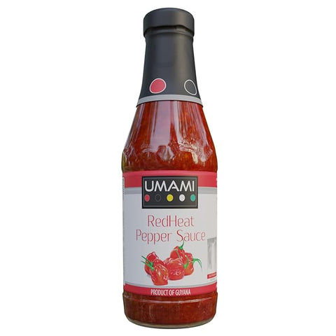 UMAMI RED HEAT PEPPER SAUCE 14OZ - Uplift Things