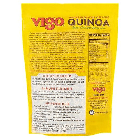 VIGO QUINOA 12OZ - ORGANIC - Uplift Things