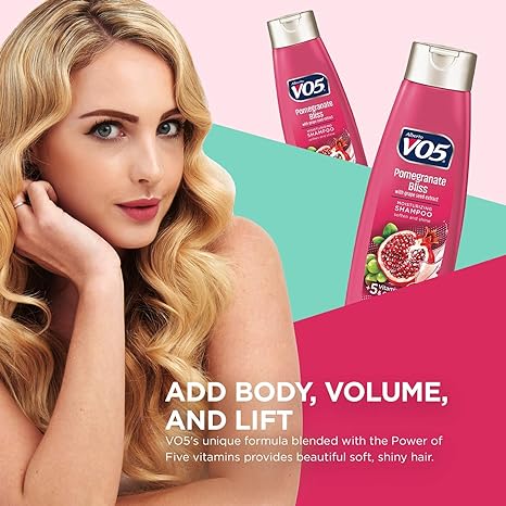 VO5 SHAMPOO 15 OZ - POMEGRANATE BLISS - Uplift Things