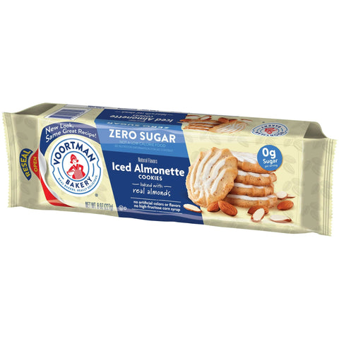 VOORTMAN COOKIES 227G - ICED ALMOND - NO SUGAR ADDED - Uplift Things