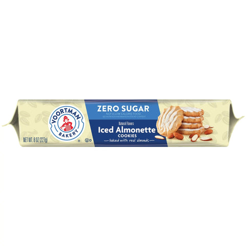 VOORTMAN COOKIES 227G - ICED ALMOND - NO SUGAR ADDED - Uplift Things