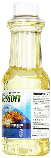WESSON VEGETABLE OIL 24OZ - Uplift Things