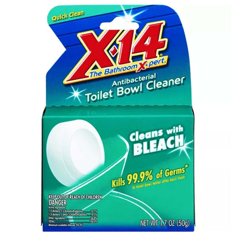 X-14 TOILET BOWL CLEANER 1.7OZ - CLEANS WITH BLEACH - Uplift Things
