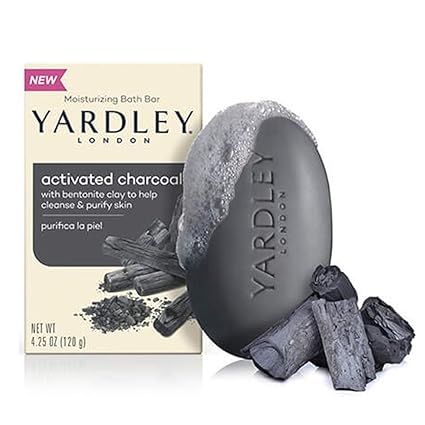 YARDLEY BAR SOAP 4.25OZ - ACTIVATED CHARCOAL - Uplift Things
